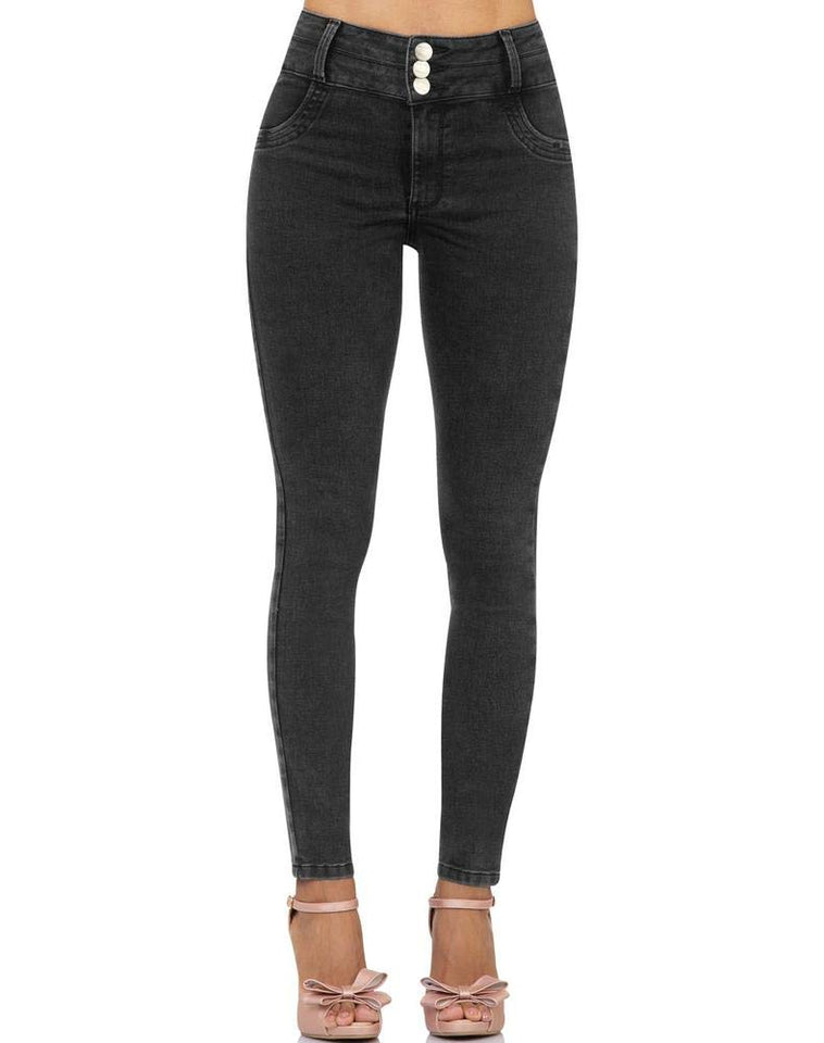 JEANS OGGI JEANS MUJER NEGRO MEZCLILLA STRETCH KATIA