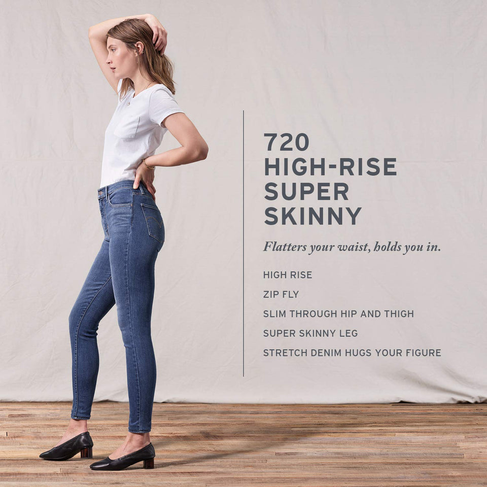 Levi´s 720 High rise Super Skinny Jeans para Mujer