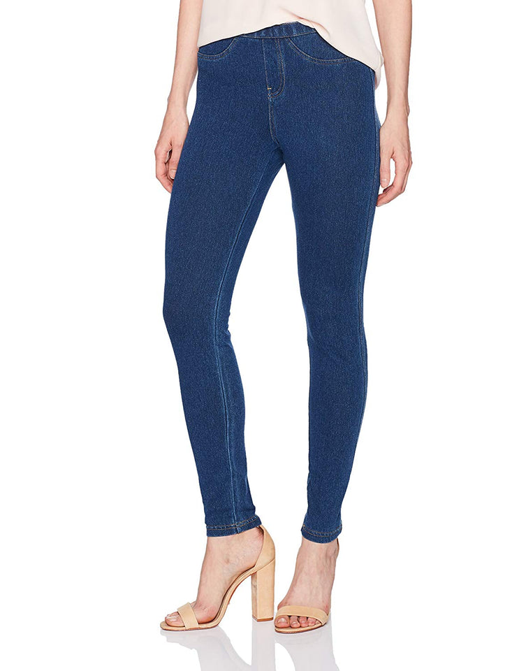 No Nonsense - Mallas vaqueras con bolsillos para mujer, tamaño grande