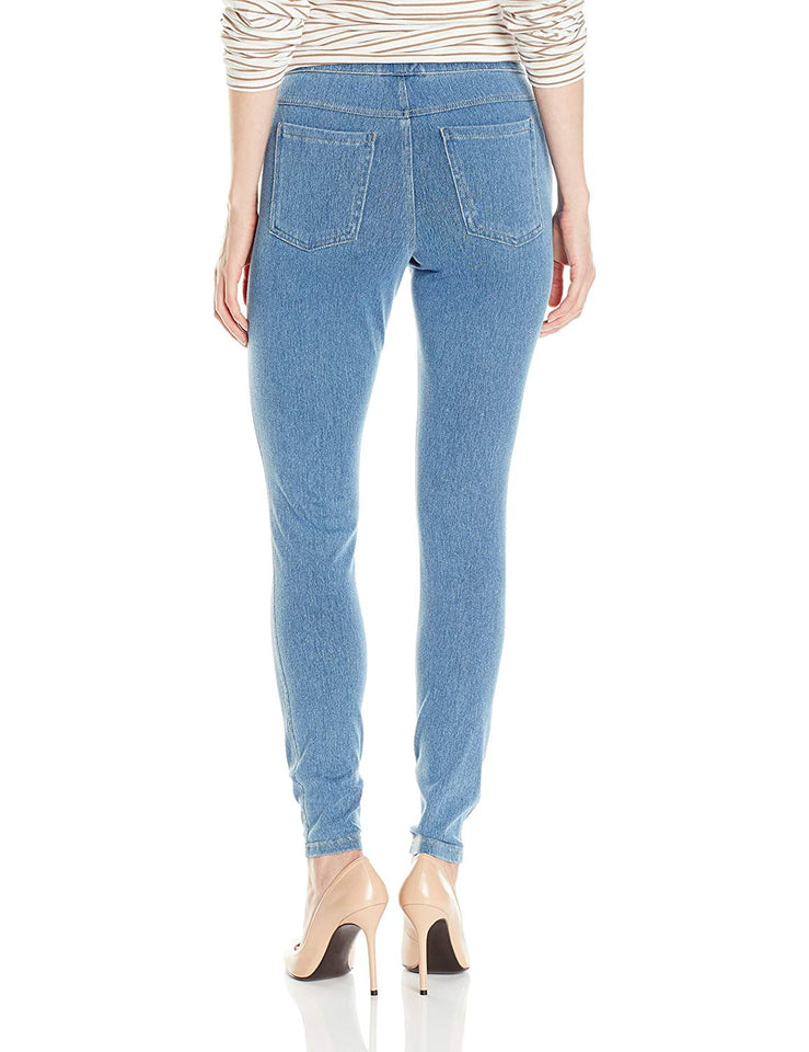 No Nonsense - Mallas vaqueras con bolsillos para mujer, tamaño grande